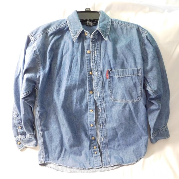 Bugs Bunny Looney Tunes Denim Shirt - Picture 1 of 6